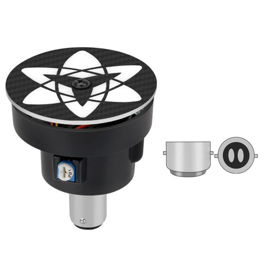 Highlight Motorcycle Rotating Brake Lights LED Tail Lights Modified Car Lights, Style: Bauhinia Flower(Red) - Signal Lights by buy2fix | Online Shopping UK | buy2fix