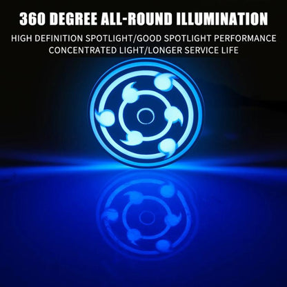 Highlight Motorcycle Rotating Brake Lights LED Tail Lights Modified Car Lights, Style: Compass(Red) - Signal Lights by buy2fix | Online Shopping UK | buy2fix