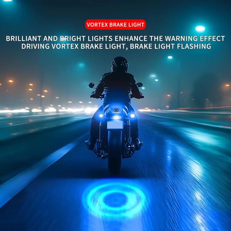 Highlight Motorcycle Rotating Brake Lights LED Tail Lights Modified Car Lights, Style: Gear(Red) - Signal Lights by buy2fix | Online Shopping UK | buy2fix
