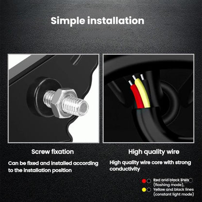 1pairs Motorcycle High-Brightness Winged Eagle Eye Lights Modified Headlights(White) - Eagle Eye Lights by buy2fix | Online Shopping UK | buy2fix