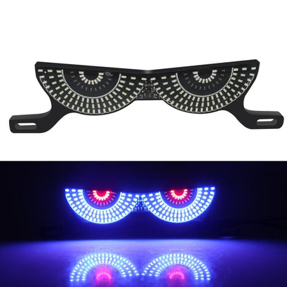 Motorcycle License Plate Screw Light Universal Decorative Accessory Headlight for Customization, Spec: Semicircular Light Red Blue Flashing - Decorative Lights by buy2fix | Online Shopping UK | buy2fix