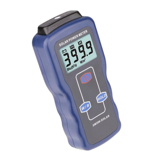 LCD Display Solar Power Radiation Meter(Plastic Box) - Digital Multimeter by buy2fix | Online Shopping UK | buy2fix