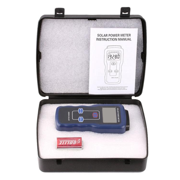 LCD Display Solar Power Radiation Meter(Plastic Box) - Digital Multimeter by buy2fix | Online Shopping UK | buy2fix