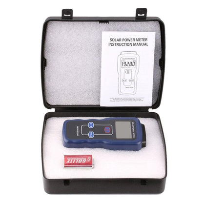 LCD Display Solar Power Radiation Meter(Plastic Box) - Digital Multimeter by buy2fix | Online Shopping UK | buy2fix