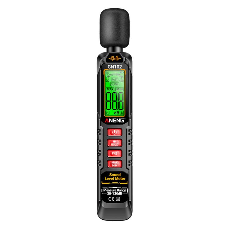 ANENG Sound Decibel Tester Volume Sound Level Noise Meter(No Battery) - Light & Sound Meter by ANENG | Online Shopping UK | buy2fix