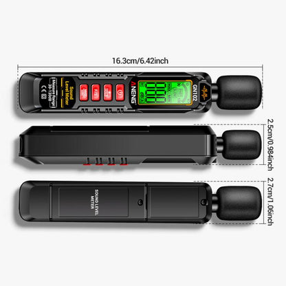 ANENG Sound Decibel Tester Volume Sound Level Noise Meter(No Battery) - Light & Sound Meter by ANENG | Online Shopping UK | buy2fix