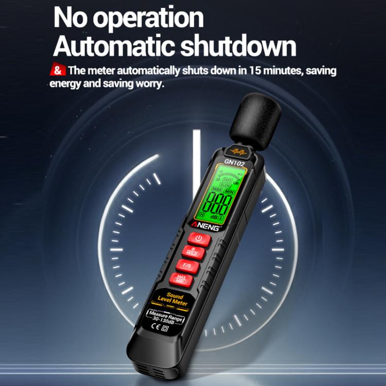 ANENG Sound Decibel Tester Volume Sound Level Noise Meter(No Battery) - Light & Sound Meter by ANENG | Online Shopping UK | buy2fix
