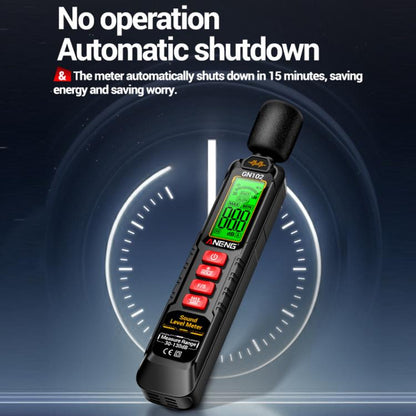 ANENG Sound Decibel Tester Volume Sound Level Noise Meter(No Battery) - Light & Sound Meter by ANENG | Online Shopping UK | buy2fix