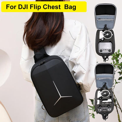 For DJI Flip RC-N3 Version BKANO Lightweight Shoulder Bag & Chest Pack Compact Carrying Case - Other by BKANO | Online Shopping UK | buy2fix
