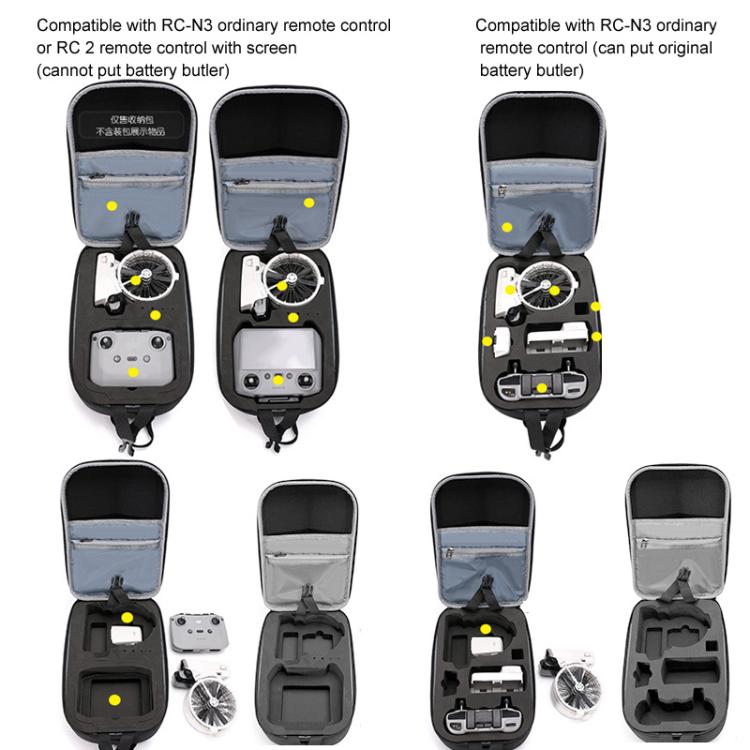 For DJI Flip RC-N3 /RC 2 Version BKANO Lightweight Shoulder Bag & Chest Pack Compact Carrying Case - Other by BKANO | Online Shopping UK | buy2fix