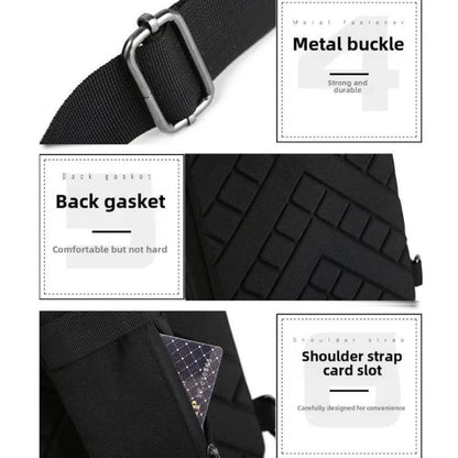 For DJI Flip RC-N3 /RC 2 Version BKANO Lightweight Shoulder Bag & Chest Pack Compact Carrying Case - Other by BKANO | Online Shopping UK | buy2fix