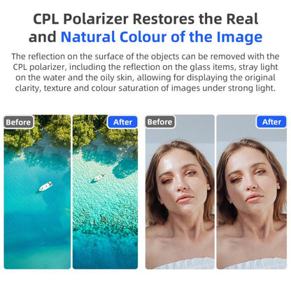 aMagisn AP26 Filter For GoPro HERO13 Black / 12 Black / 11 Black / 10 Black / 9 Black / 11Mini Black, Spec: CPL/ND8/ND16/ND32 - Lens Filter by aMagisn | Online Shopping UK | buy2fix