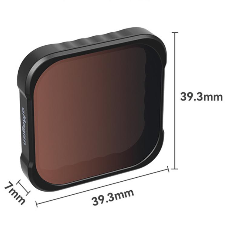aMagisn AP26 Filter For GoPro HERO13 Black / 12 Black / 11 Black / 10 Black / 9 Black / 11Mini Black, Spec: ND8/ND16/ND32/ND64 - Lens Filter by aMagisn | Online Shopping UK | buy2fix