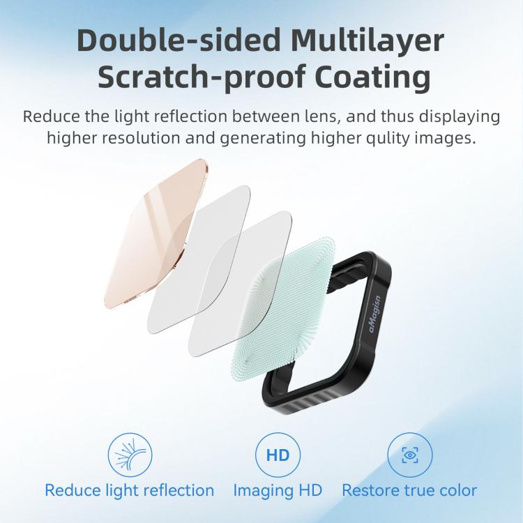 aMagisn AP26 Filter For GoPro HERO13 Black / 12 Black / 11 Black / 10 Black / 9 Black / 11Mini Black, Spec: UV - Lens Filter by aMagisn | Online Shopping UK | buy2fix