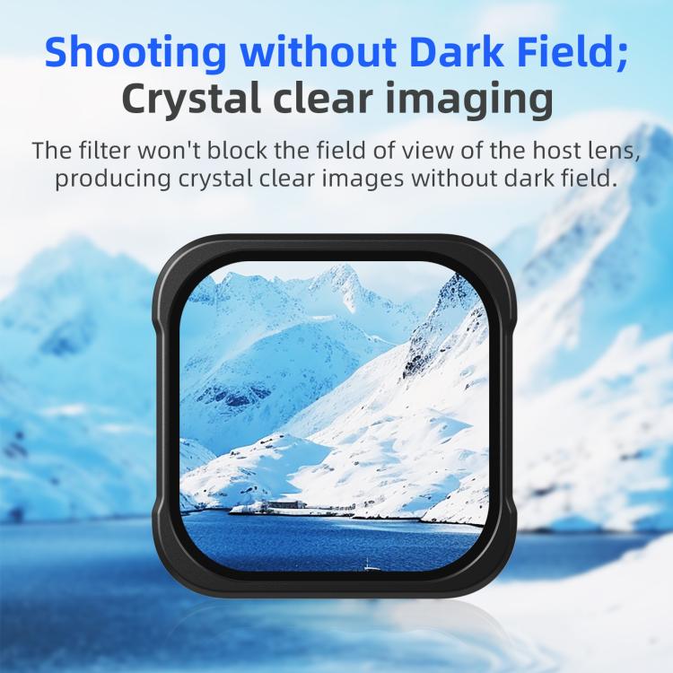 aMagisn AP26 Filter For GoPro HERO13 Black / 12 Black / 11 Black / 10 Black / 9 Black / 11Mini Black, Spec: ND8/ND16/ND32/ND64 - Lens Filter by aMagisn | Online Shopping UK | buy2fix