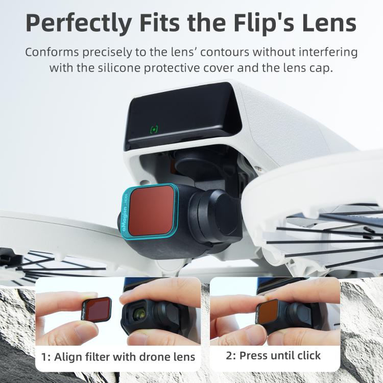 For DJI Flip aMagisn Filter Lens Accessories, Spec: ND8+ND16+ND32+ND64+CPL+1/4 Mist - Other by aMagisn | Online Shopping UK | buy2fix