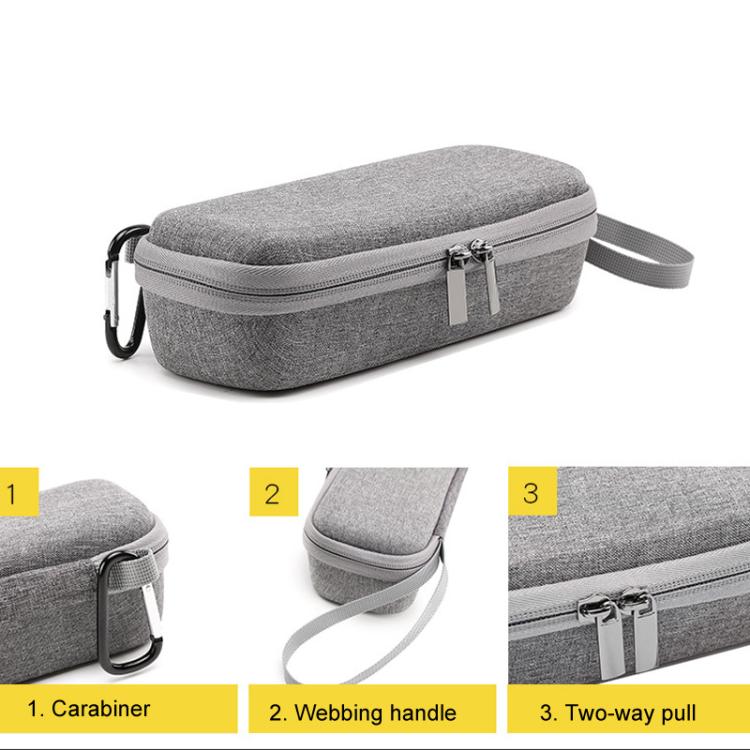 For DJI Pocket 3 BKANO Hard Shell Case Bag Handheld Camera Storage Box(Gray) - Case & Bags by BKANO | Online Shopping UK | buy2fix