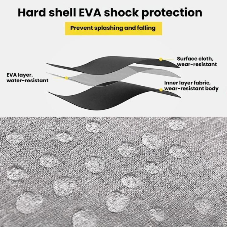 For DJI Pocket 3 BKANO Hard Shell Case Bag Handheld Camera Storage Box(Gray) - Case & Bags by BKANO | Online Shopping UK | buy2fix