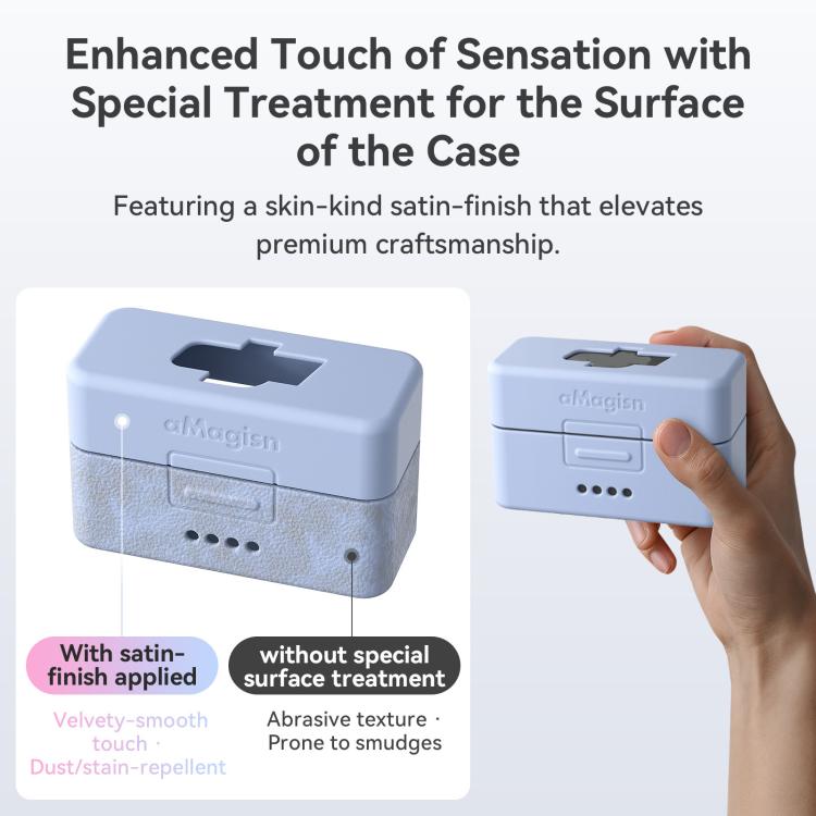 For DJI Mic Mini aMagisn MP01 Silicone Protective Case, Color: 3 In 1 Purple - DJI Mic Series by aMagisn | Online Shopping UK | buy2fix