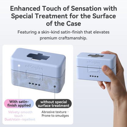 For DJI Mic Mini aMagisn MP01 Silicone Protective Case, Color: 3 In 1 Purple - DJI Mic Series by aMagisn | Online Shopping UK | buy2fix