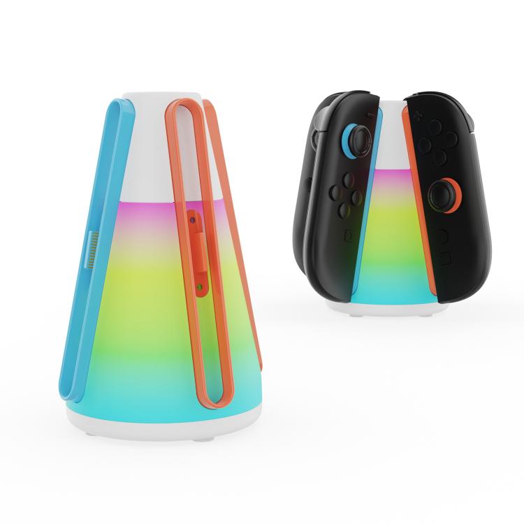 For Nintendo Switch 2 Joy-Con Controllers ipega 4-in-1 Charging Dock Quad Charger Station with RGB Light - Charger & Power by ipega | Online Shopping UK | buy2fix