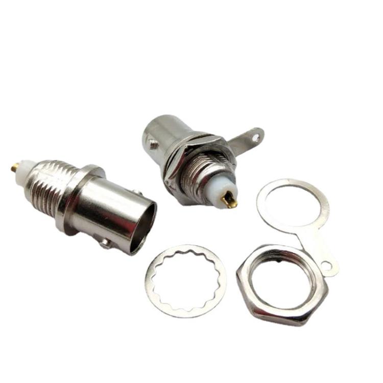 3pcs Gold-plated Copper Core BNC Female Socket Q9 Female 50KY Oscilloscope Socket(Silver) - Others by buy2fix | Online Shopping UK | buy2fix