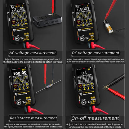 Standard+Macro Lens+Flexible Coil BSIDE SH9 Infrared Thermal Imaging Multimeter Touchscreen High-Definition Thermal Imaging Thermometer Electrical Floor Heating Inspection - Thermostat & Thermometer by BSIDE | Online Shopping UK | buy2fix