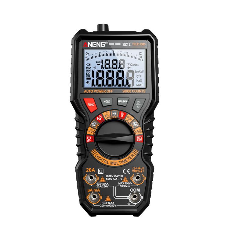 ANENG Intelligent Double Tube Anti-Burn Capacitor Multimeter(SZ12) - Digital Multimeter by ANENG | Online Shopping UK | buy2fix