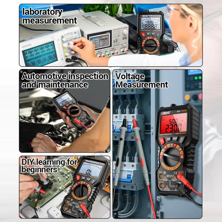 ANENG Intelligent Double Tube Anti-Burn Capacitor Multimeter(SZ12) - Digital Multimeter by ANENG | Online Shopping UK | buy2fix