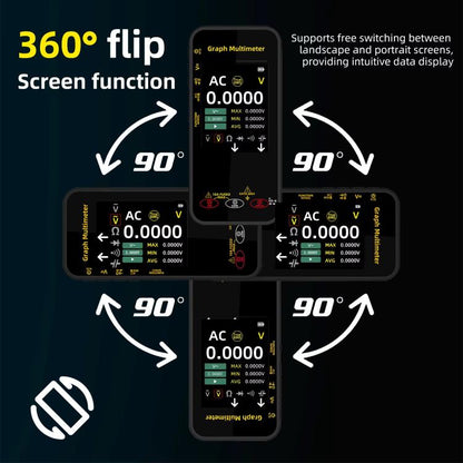 BSIDE S500 High-Precision Digital Graphic Recording Multimeter Color Screen 20000-Character Multimeter - Digital Multimeter by BSIDE | Online Shopping UK | buy2fix