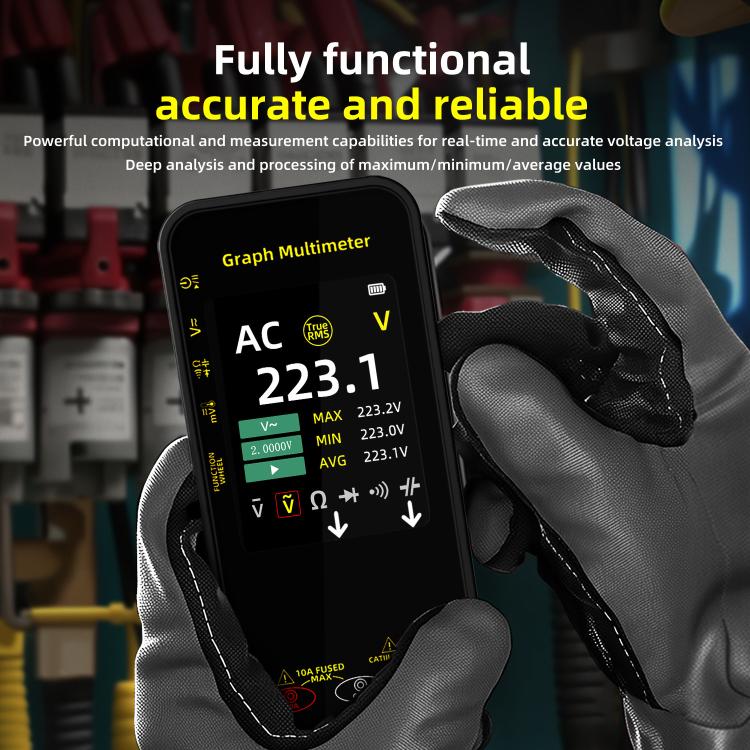 BSIDE S500 High-Precision Digital Graphic Recording Multimeter Color Screen 20000-Character Multimeter - Digital Multimeter by BSIDE | Online Shopping UK | buy2fix