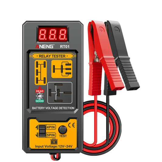 ANENG 12V/24V Car Battery Relay Four-Pin Digital Display Tester(RT01) - Electronic Test by ANENG | Online Shopping UK | buy2fix