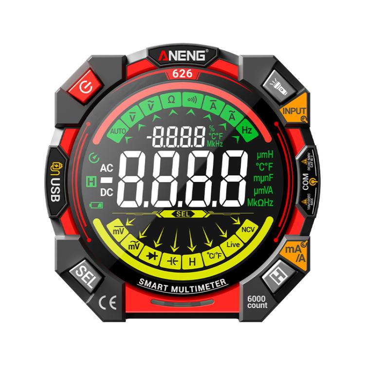 ANENG Intelligent High-precision Double-tube Fuse Digital Multimeter(626) - Digital Multimeter by ANENG | Online Shopping UK | buy2fix