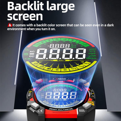 ANENG Intelligent High-precision Double-tube Fuse Digital Multimeter(626) - Digital Multimeter by ANENG | Online Shopping UK | buy2fix