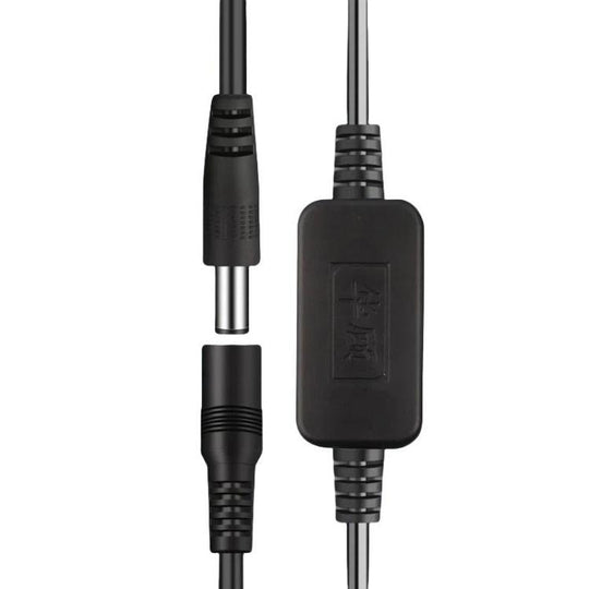 HuaGu 30cm Router Timed Restart Line Controller Power Failure Smart Reset Connection Cable WiFi Relay, Color: 72H Black