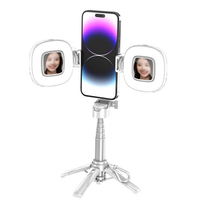 Portable Retractable Bluetooth Selfie Stick For Mobile Phones, Color: P15-H2 White - Selfie Sticks by buy2fix | Online Shopping UK | buy2fix