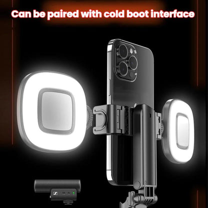 Portable Retractable Bluetooth Selfie Stick For Mobile Phones, Color: P15-H2 Black - Selfie Sticks by buy2fix | Online Shopping UK | buy2fix