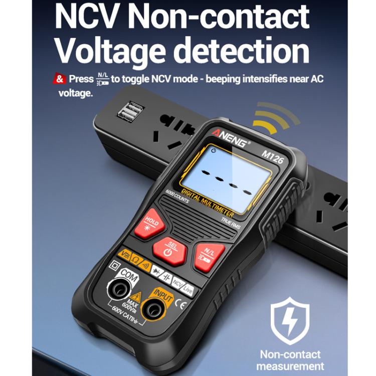 ANENG Anti-burn Electrical Digital Display Fully Automatic Digital Multimeter(M126) - Digital Multimeter by ANENG | Online Shopping UK | buy2fix