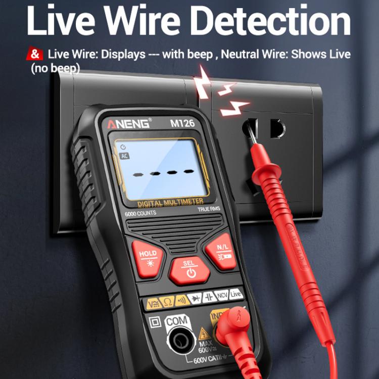 ANENG Anti-burn Electrical Digital Display Fully Automatic Digital Multimeter(M126) - Digital Multimeter by ANENG | Online Shopping UK | buy2fix