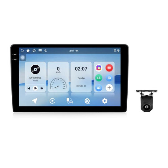 9 inch 4+128G Universal Android 15 Central Control Large Screen Car Wireless Carplay Navigation Integrated Machine(Standard+AHD Camera)