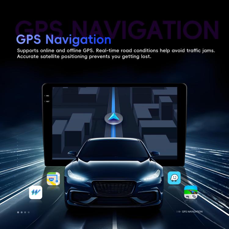9 inch 4+64G Universal Android 15 Central Control Large Screen Car Wireless Carplay Navigation Integrated Machine(Standard) - Car MP3 & MP4 & MP5 by buy2fix | Online Shopping UK | buy2fix