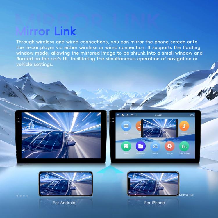 9 inch 4+128G Universal Android 15 Central Control Large Screen Car Wireless Carplay Navigation Integrated Machine(Standard) - Car MP3 & MP4 & MP5 by buy2fix | Online Shopping UK | buy2fix