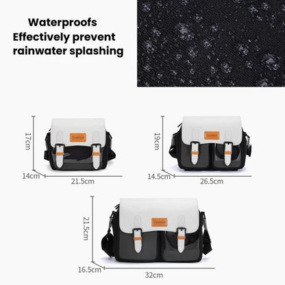 Cwatcun D219 Small Single Shoulder Camera Bag Multifunctional Photography Bag - Strap Satchel by Cwatcun | Online Shopping UK | buy2fix