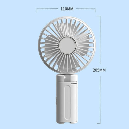 Folding Hanging Umbrella Fan USB Handheld Portable Umbrella Clip Fan Compact Desktop Fan(Pink) - Electric Fans by buy2fix | Online Shopping UK | buy2fix