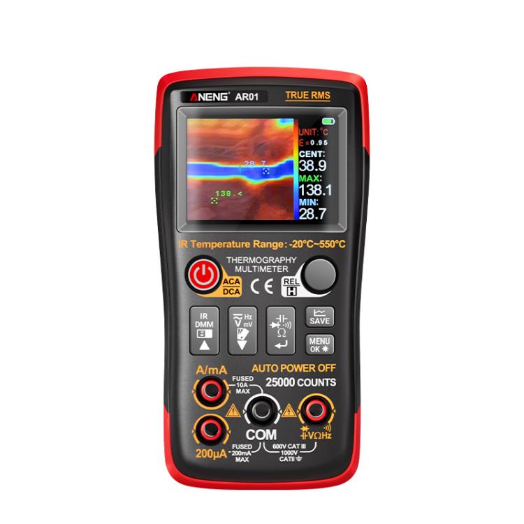 ANENG 2 In 1 HD Infrared Thermal Imager Digital Multimeter(AR01) - Digital Multimeter by ANENG | Online Shopping UK | buy2fix