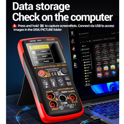 ANENG 2 In 1 HD Infrared Thermal Imager Digital Multimeter(AR01) - Digital Multimeter by ANENG | Online Shopping UK | buy2fix