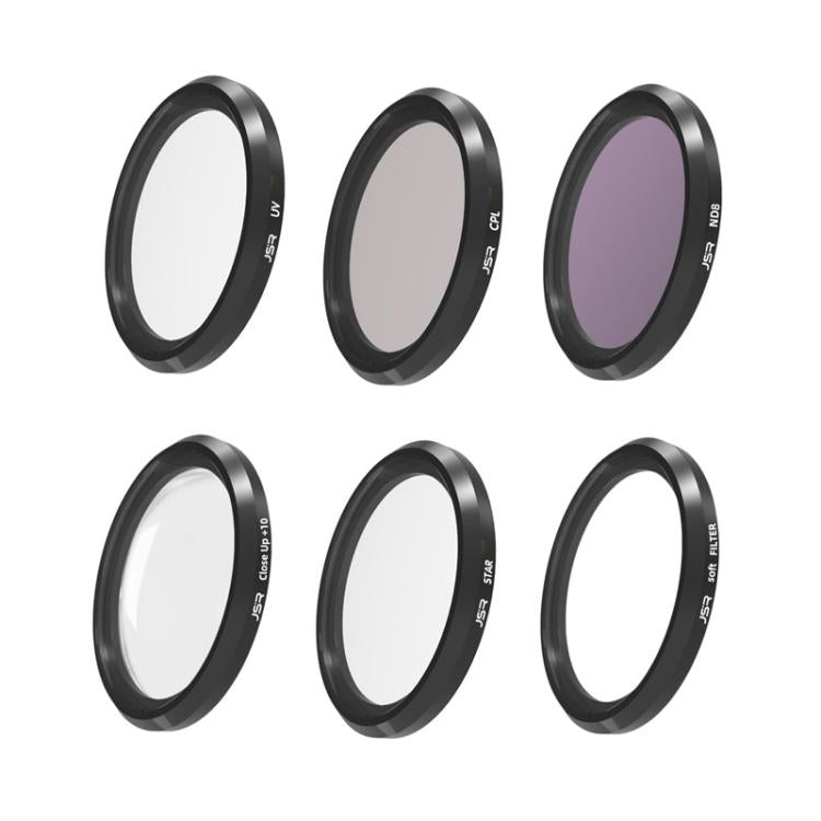 For Panasonic LX10 / Ricoh GR / Canon G7X / Sony ZV-1 Camera Filter, Spec: UV+CPL+ND8+Close Up+STAR+Soft - Other Filter by JSR | Online Shopping UK | buy2fix