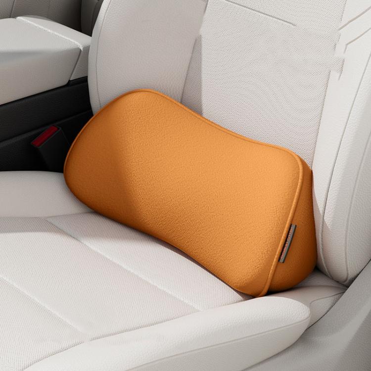 Car Driver Seat Memory Foam Support Lumbar Cushion(Four Seasons Orange) - Seat Accessories by buy2fix | Online Shopping UK | buy2fix
