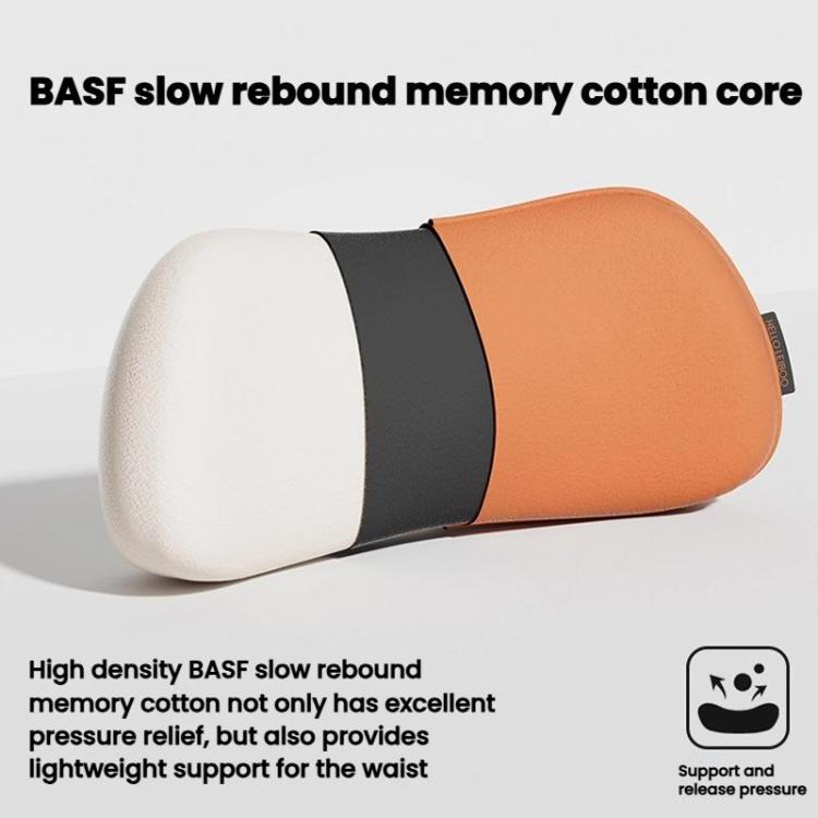 Car Driver Seat Memory Foam Support Lumbar Cushion(Four Seasons Black) - Seat Accessories by buy2fix | Online Shopping UK | buy2fix