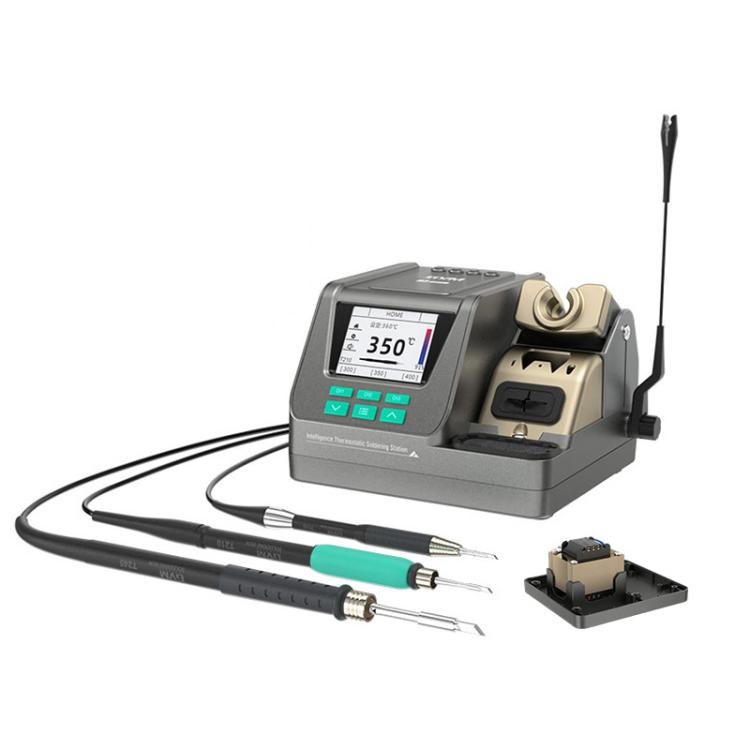 GVM H3 Smart 3 In 1 Electric Welding Station Mainboard Soldering Iron Smartphone Repair Smart Constant Temperature Soldering Iron EU Plug - Electric Soldering Iron by GVM | Online Shopping UK | buy2fix